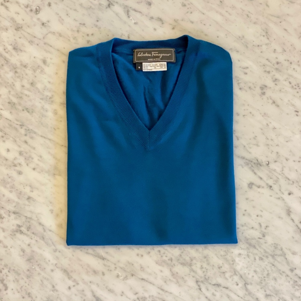 Ferragamo cashmere and silk sweater vest